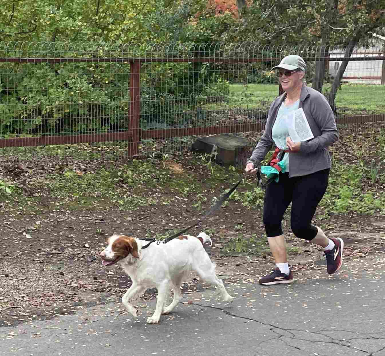 Running with dog isn't cheating!